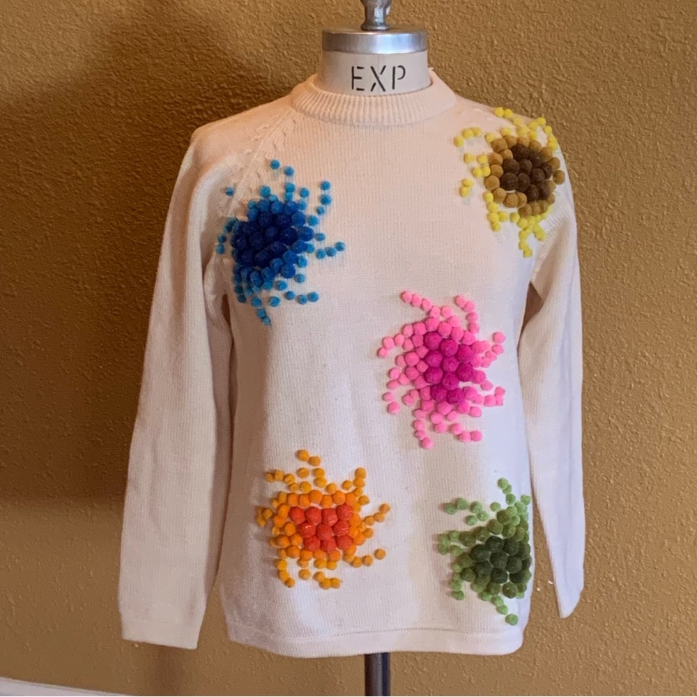 V.I.P. Vintage wool mockneck sweater small